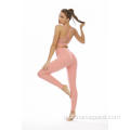 Frauen High Taist Yoga Leggings und BH Sportswear